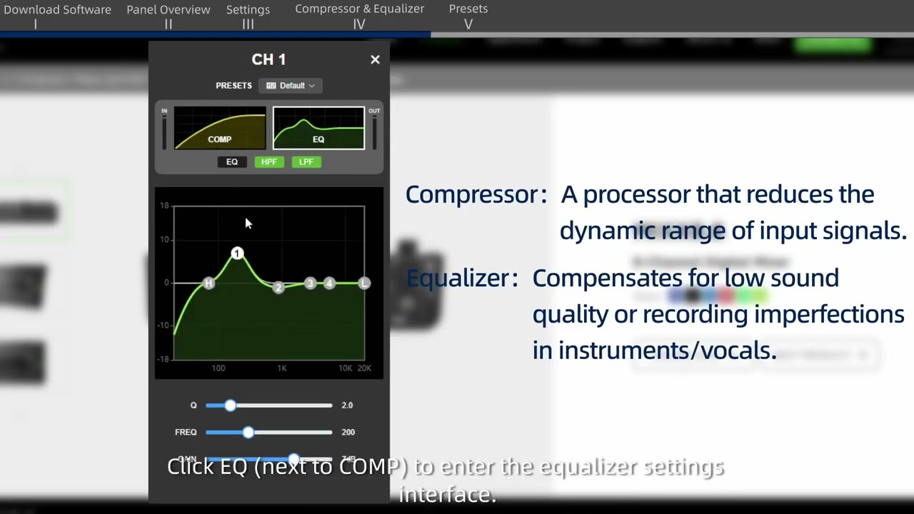 Software Tutorial for the Relacart MIXX8.6 8-Channel Digital Mixer