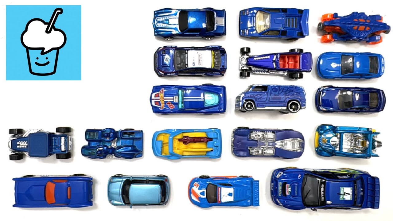 ALL BLUE Toy Cars Collection! Huge Showcase of Hot Wheels, Sports Cars, and Race Cars