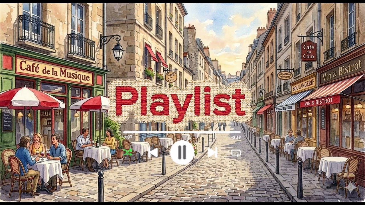 ✨Playlist✨아코디언 선율로 그려낸 파리의 풍경 프랑스 샹송 인스트루멘탈🎵