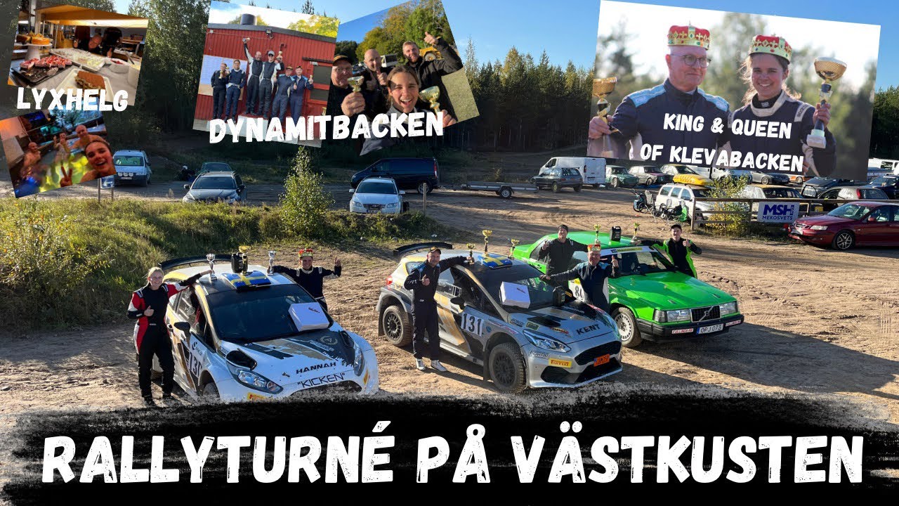 Rallyturné på västkusten!👑 Dynamitbacken & Klevabacken🏆