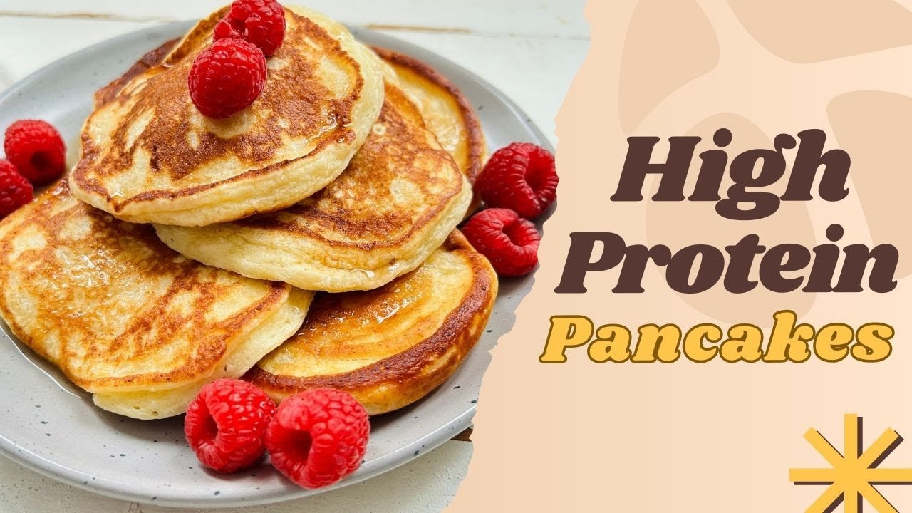 HIGH PROTEIN Fluffy Cottage Cheese Pancakes