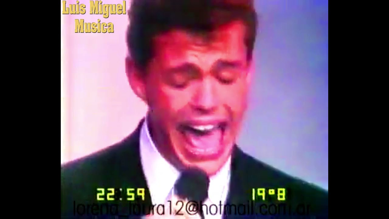 Luis Miguel - La noche del domingo - Argentina 1990