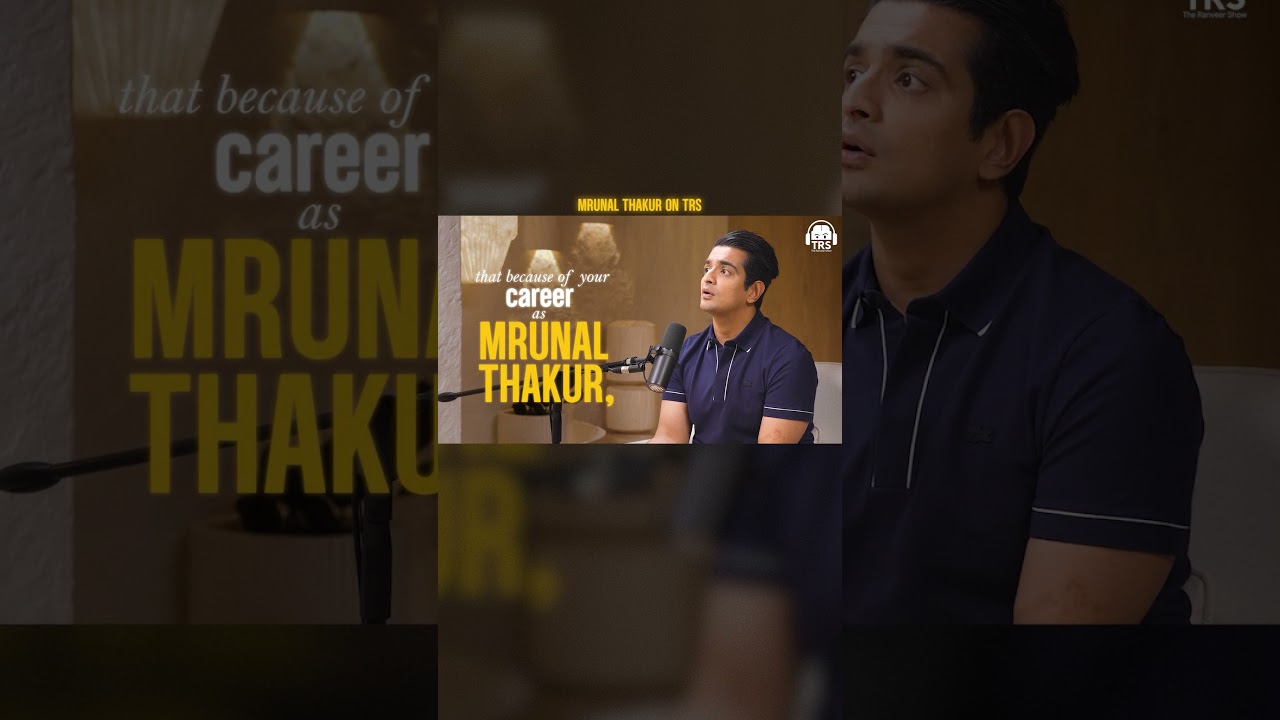 Mrunal Thakur on TRS🔥#shorts