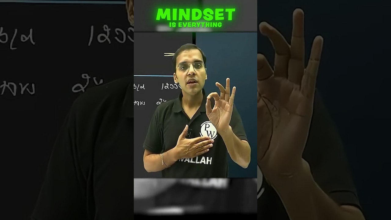 🧠MINDSET is EVERYTHING! - CA Nitin Sir🔥 #CA #Motivation #PW