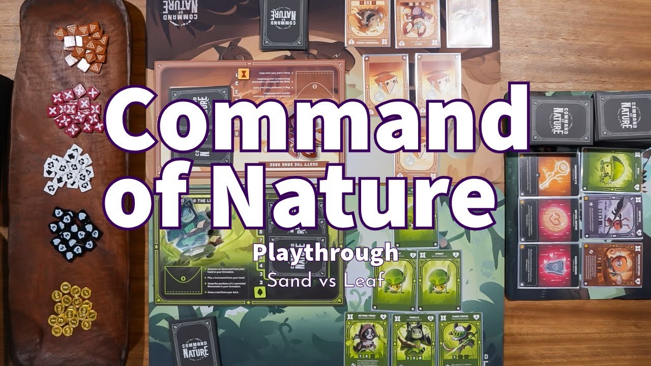 Command of Nature - Sand vs Leaf | Full Playthrough - Kickstarter Edition #commandofnature #gameplay