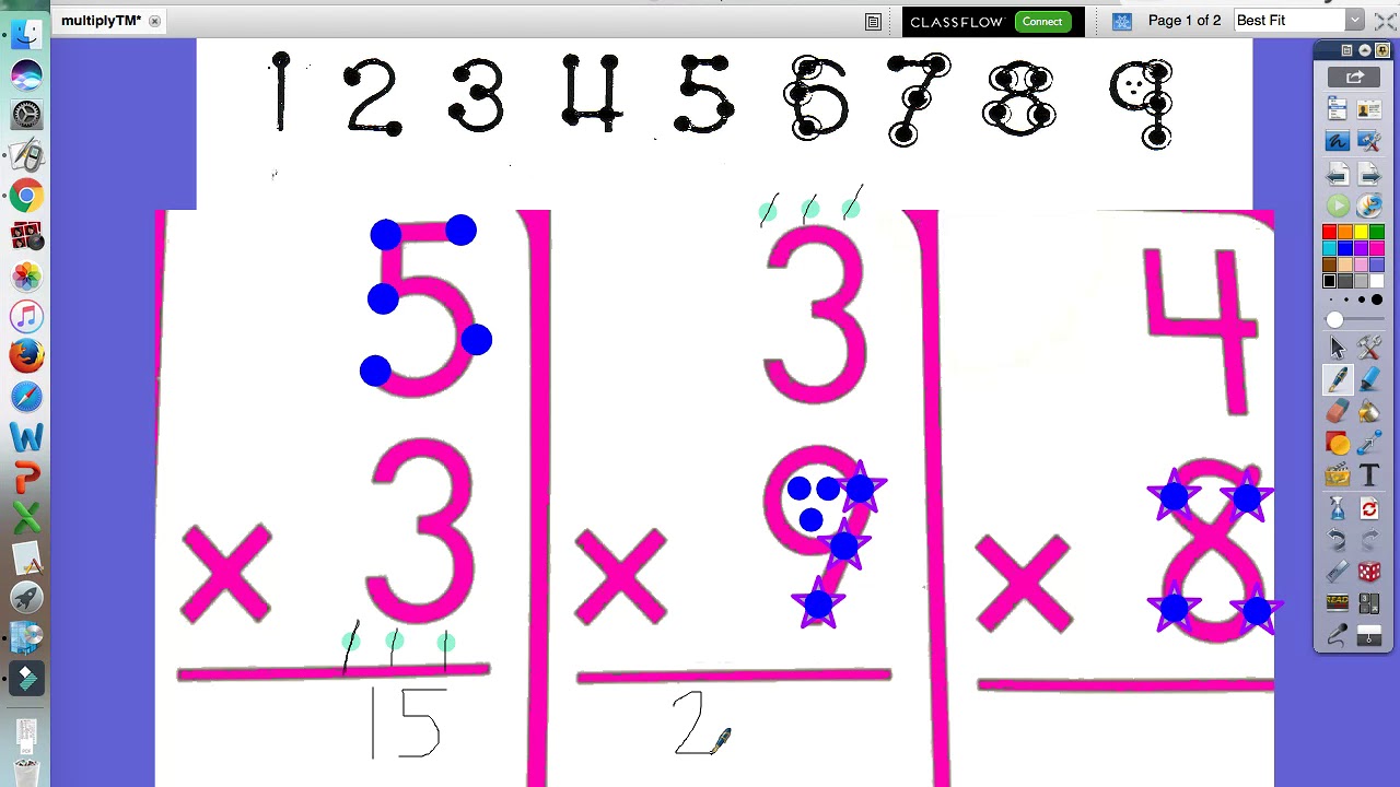 Use Touch Math to Multiply!