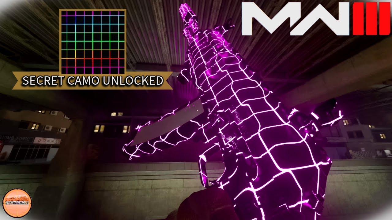 How To Unlock SHIFTING GRID Camo (SECRET) - MW3