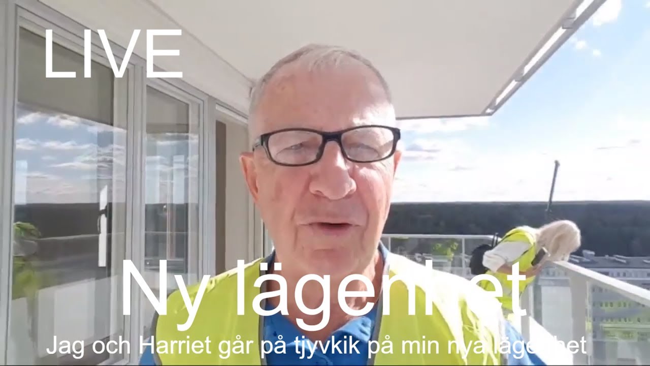 2018-08-21 MIN NYA LÄGENHET Jag går på tjuvkik på min nya bostadsrätt jag köpt i centrala Haninge