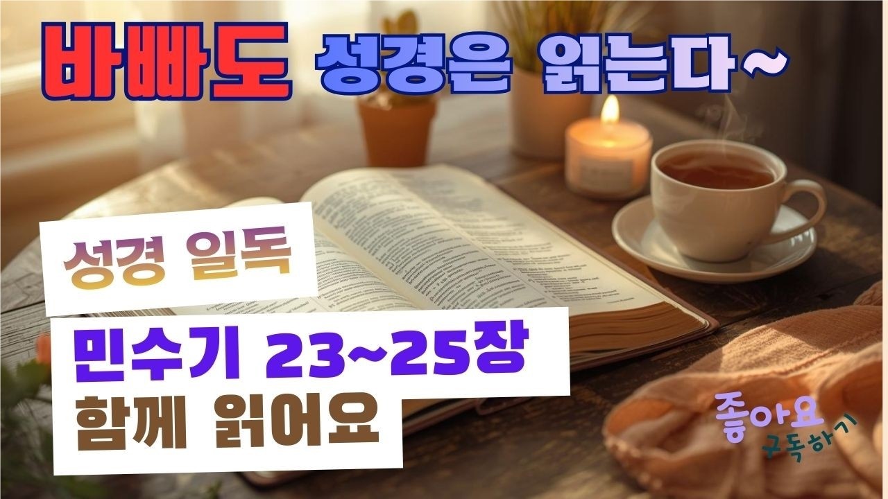 2026년 2월22일 성경일독 도전 [민수기23~25장]