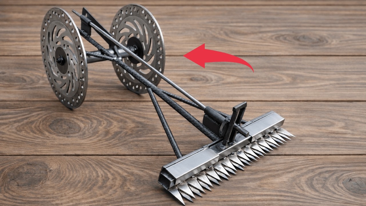 The crazy idea of a welder! Turning a brake disc into a million-dollar tool. | DTN Welding