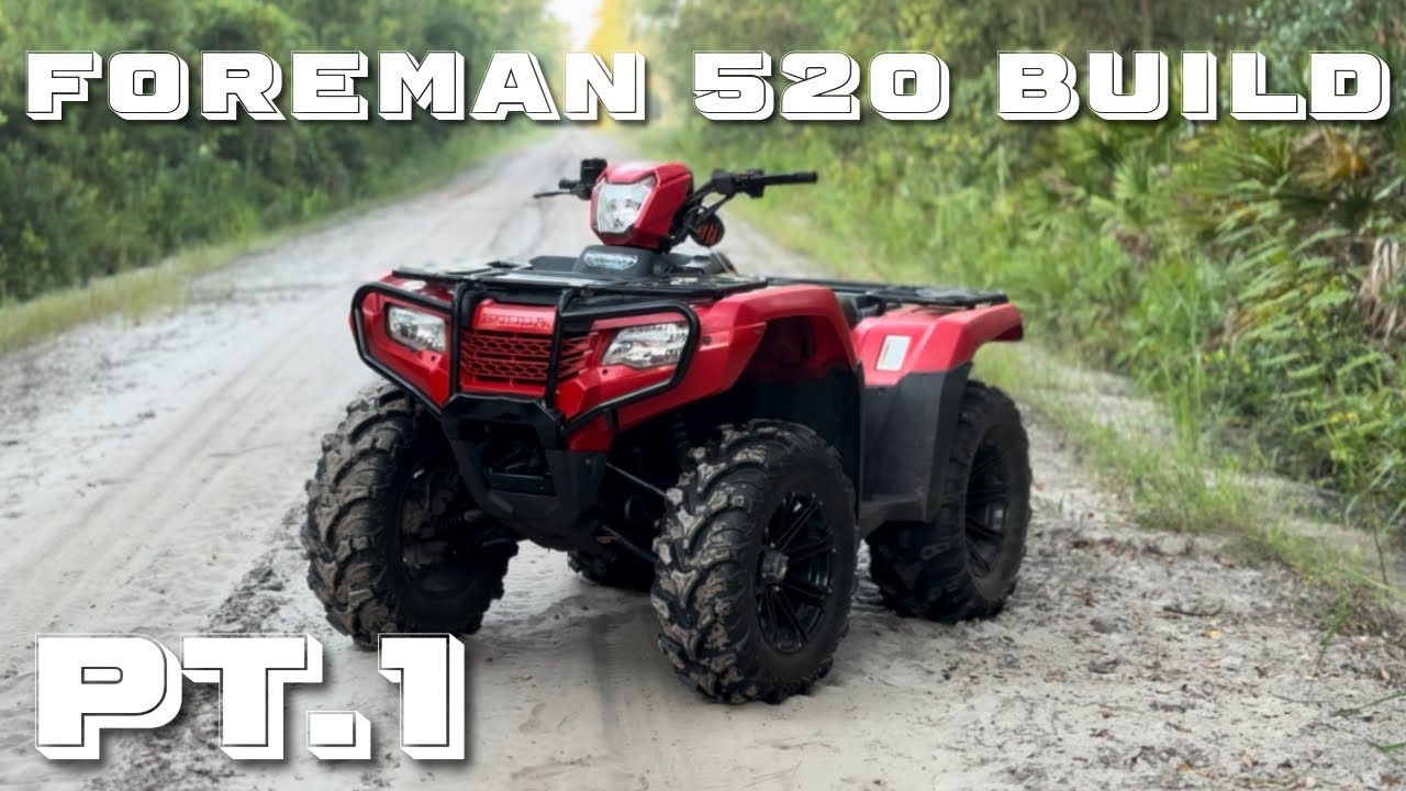 pt.1 build series on the Honda Foreman 520!!!!