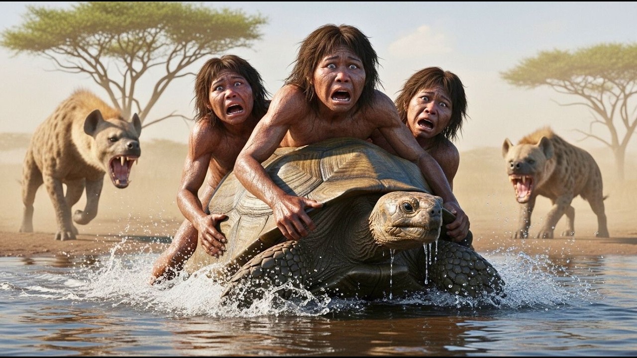 Life 1.7 Million Years Ago | Hunted Across the Savannah by a Savage Hyena Clan