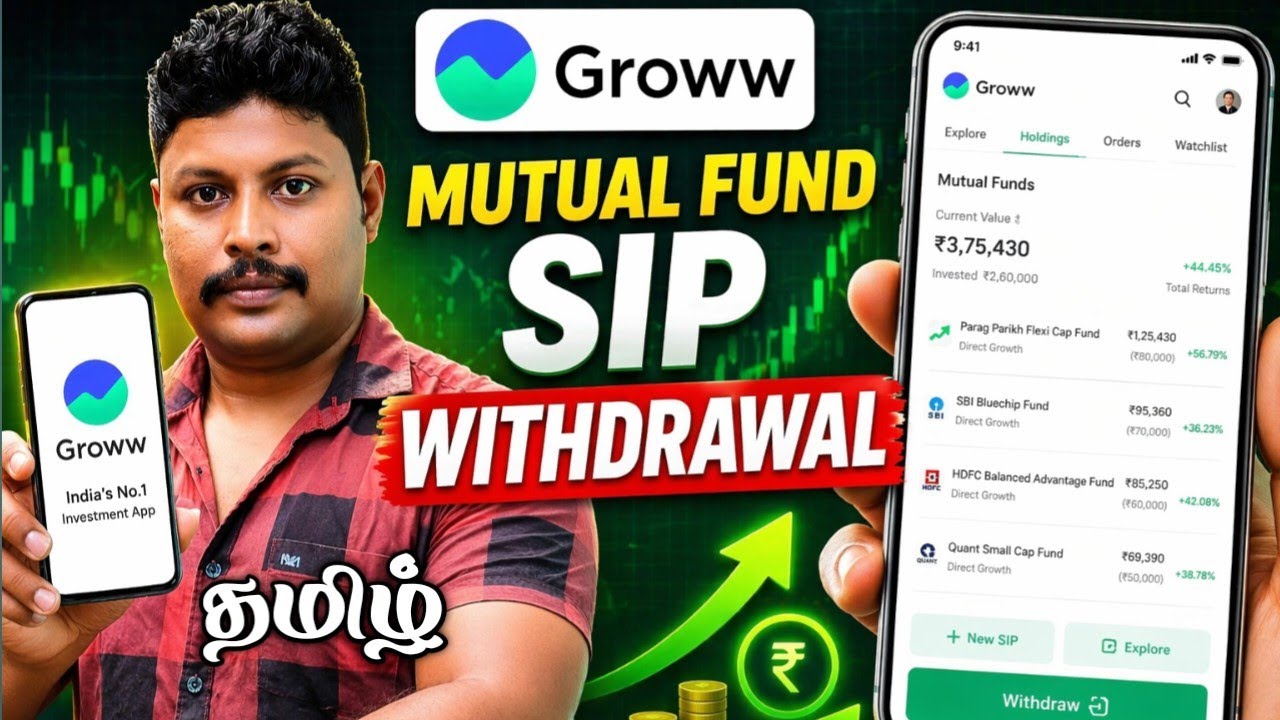 Groww App Mutual Fund Withdrawal in Tamil | Groww App Mutual Fund SIP Redeem | Star Online