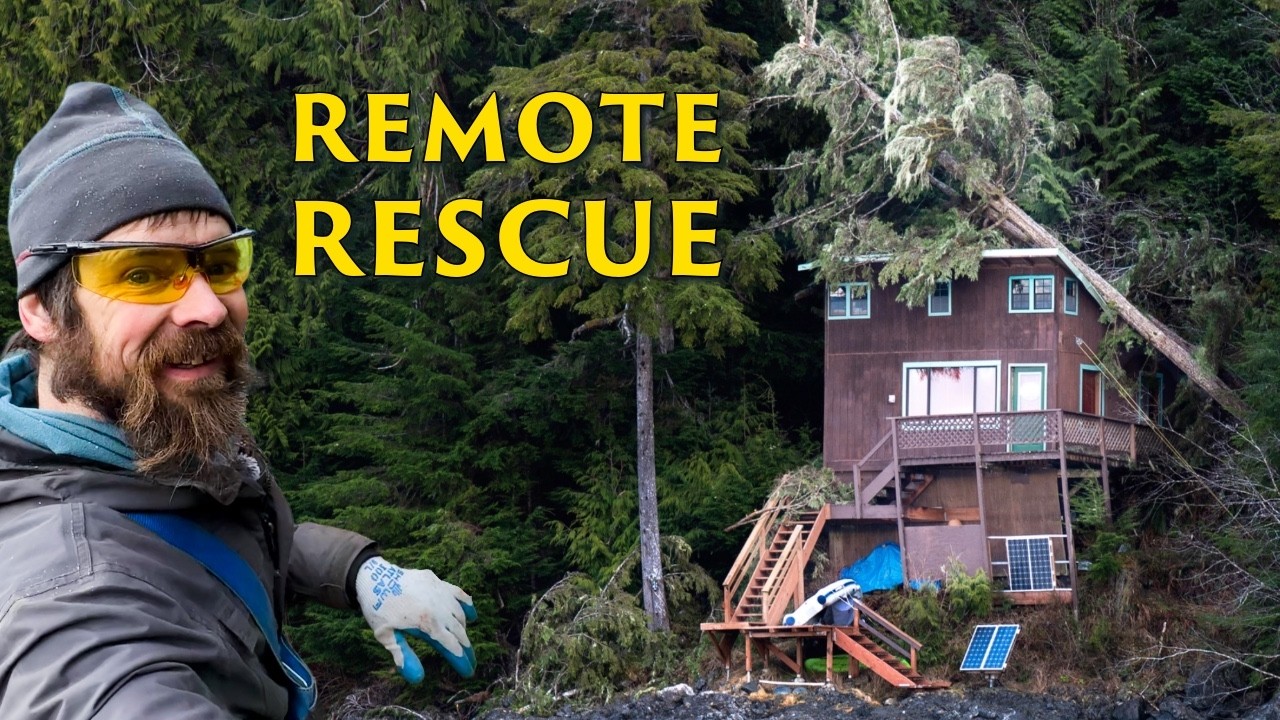 Remote Rescue in Port Protection | Tree Removal on a Damaged Cabin