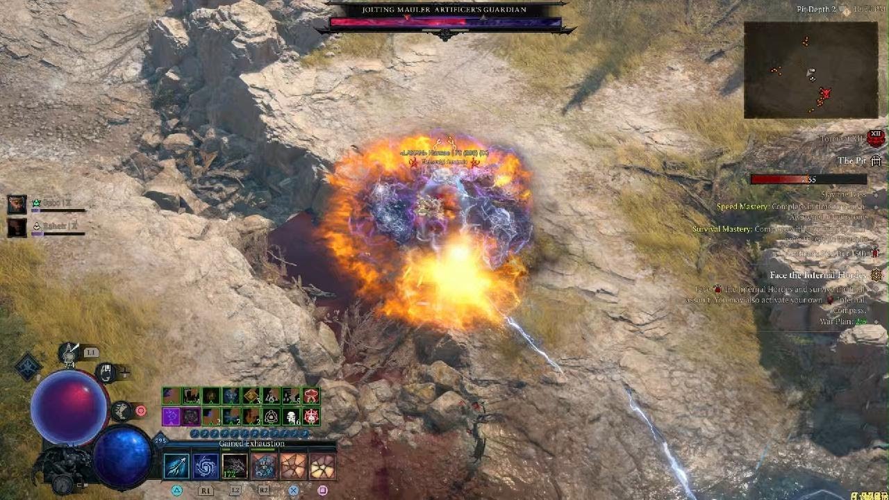 Diablo 4 Season 13 -LAKAN PH -  Ball Lightning Sorcerer - Pit 150 Clear!