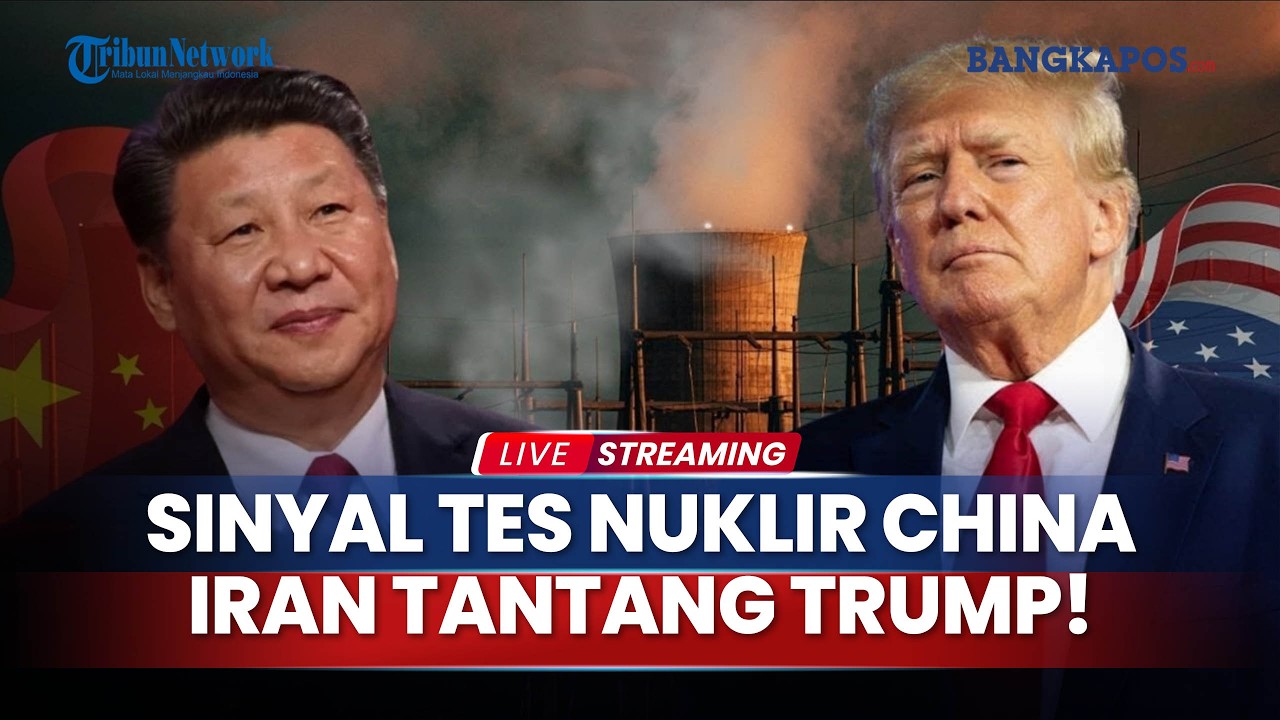 Sinyal Tes Nuklir China Khamenei Tantang Trump! Dialog Berjalan, AS Tak Bakal Pernah Hancurkan Iran