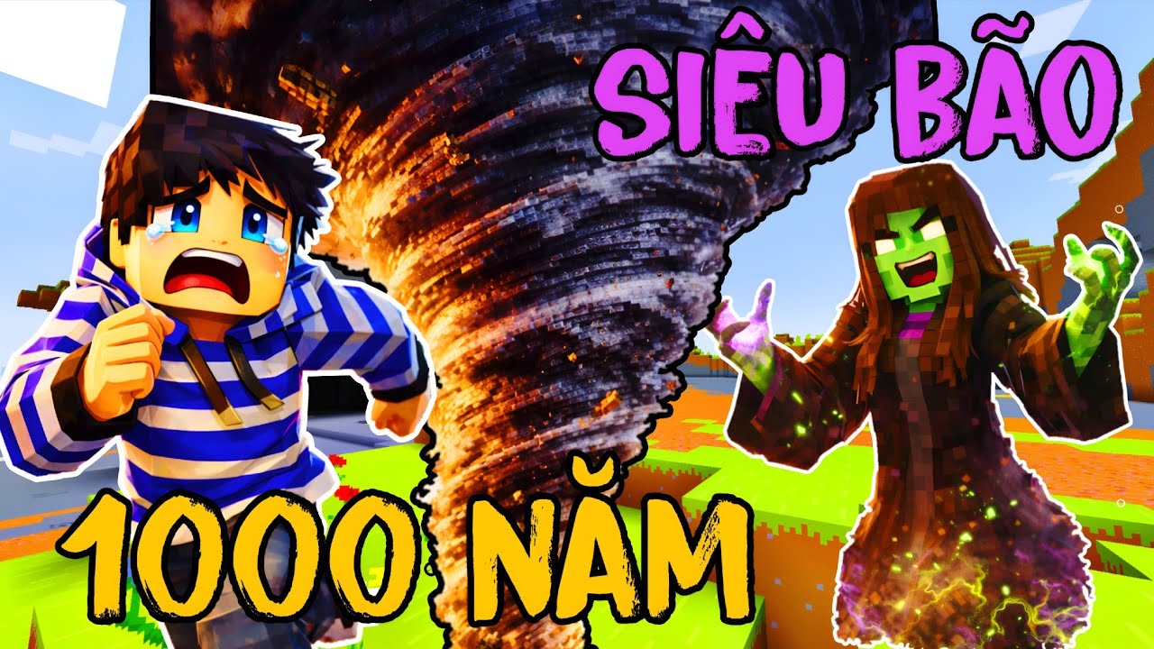 LÀNG CỦA JAYAKE BỊ CƠN BÃO SIÊU CẤP 1000 NĂM CUỐN TRÔI TRONG MINECRAFT 😨😱