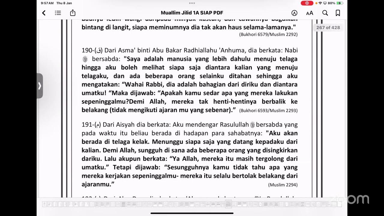 TADABBUR SURAH MUHAMMAD MS 510/AYAT 36