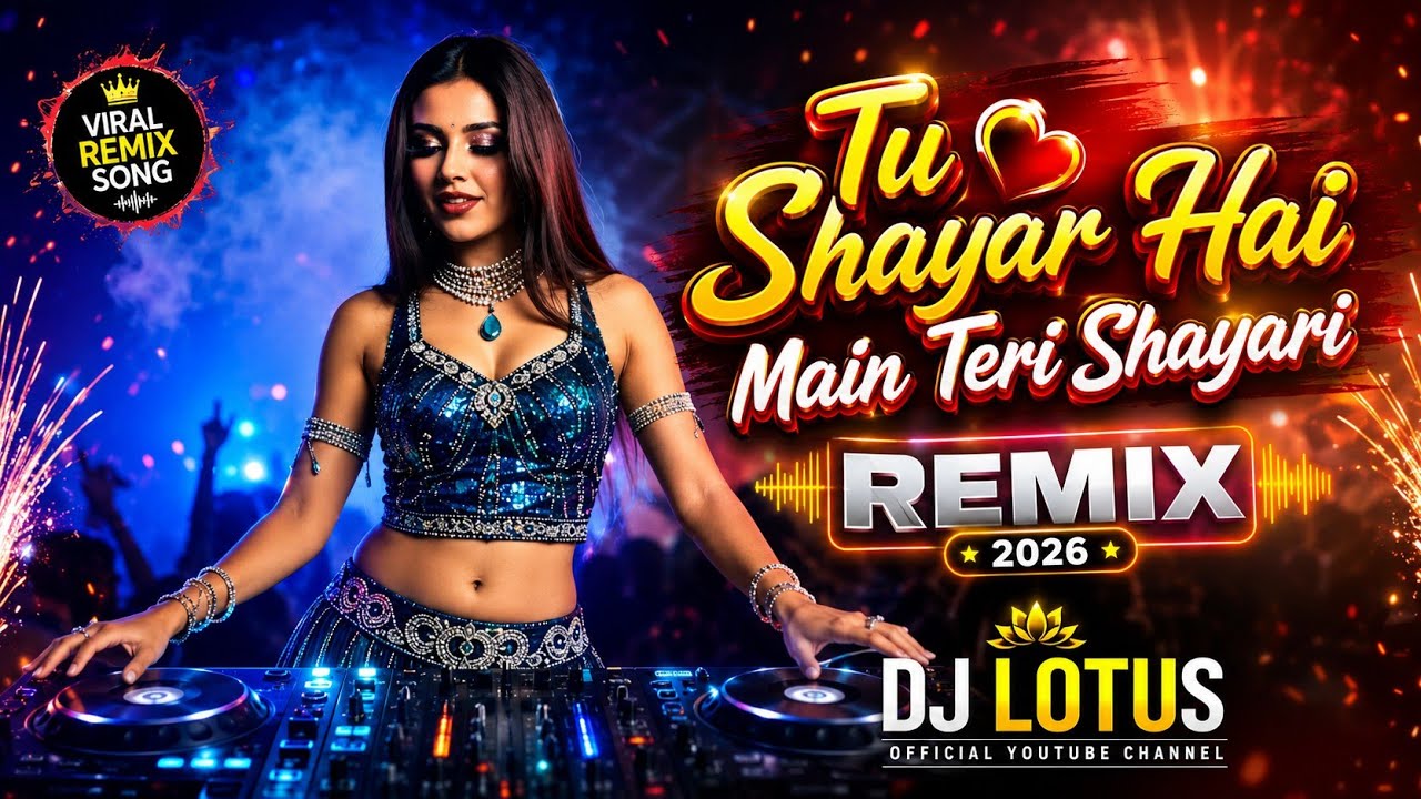 Tu Shayar Hai Main Teri Shayari | Romantic DJ Remix 2025 | Hindi  Song EDM Drop