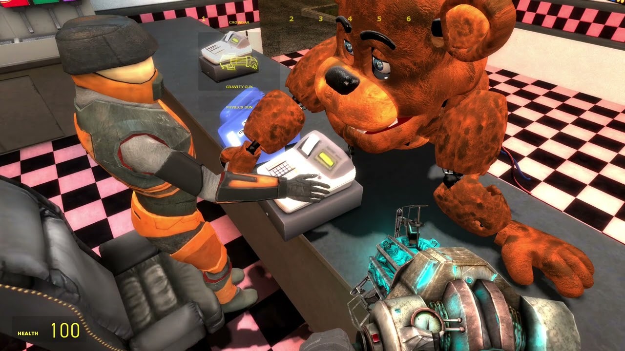 gorden freeman vs fnaf