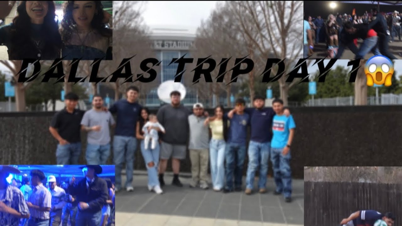 Dallas trip with the gang 😱 day 1