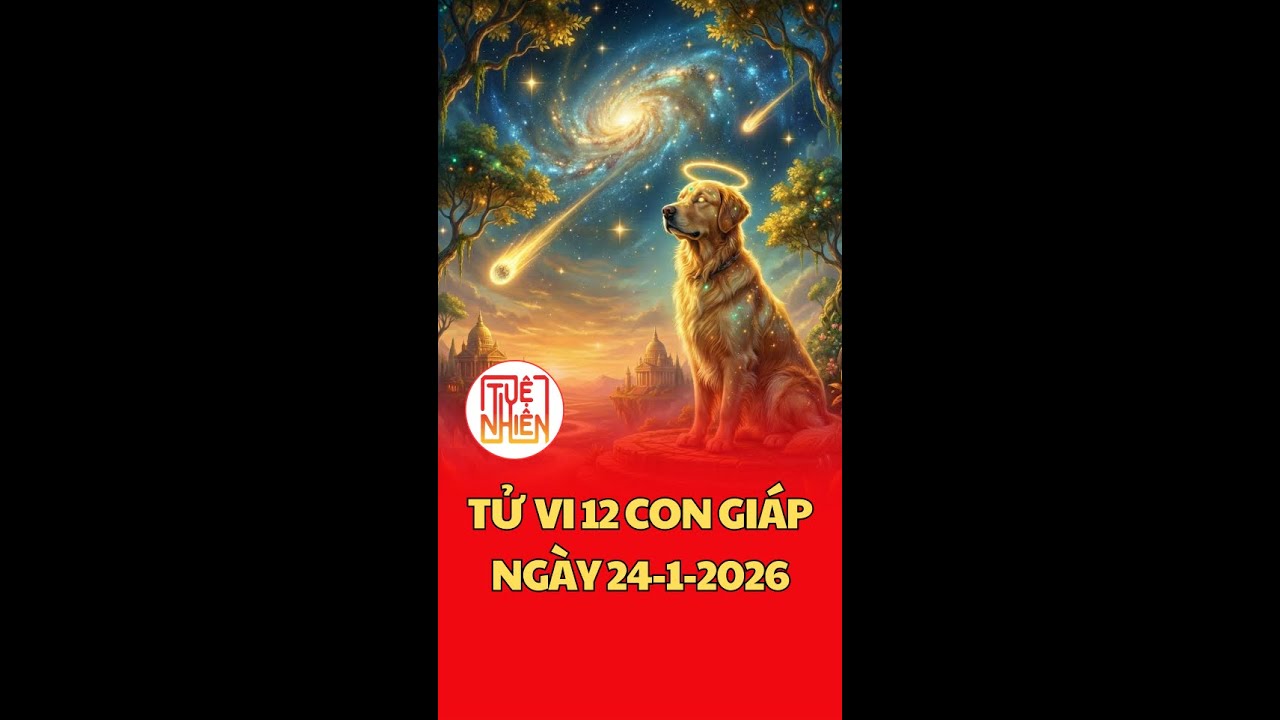 TỬ VI 12 CON GIÁP - NGÀY 24/1/2026 - MÀU SẮC & CON SỐ MAY MẮN