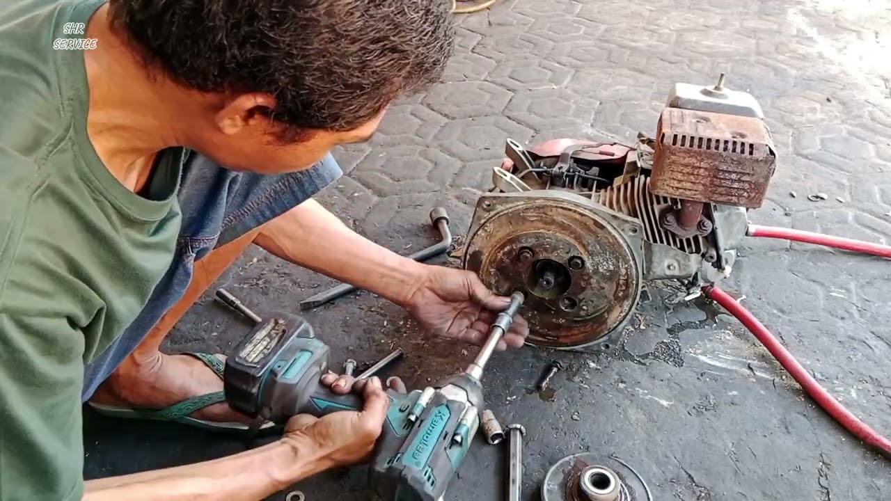 Hilang kompresi Mesin pompa air GX160