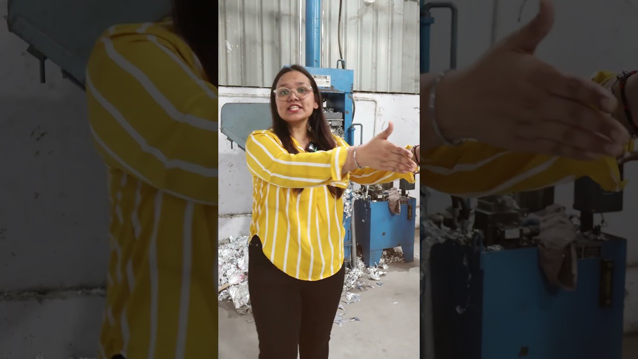 Turning 400kg of aluminium foil roll  into 1 gram of  foil container  