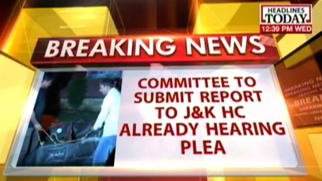 SC sets up committee to report on relief measures in J&K