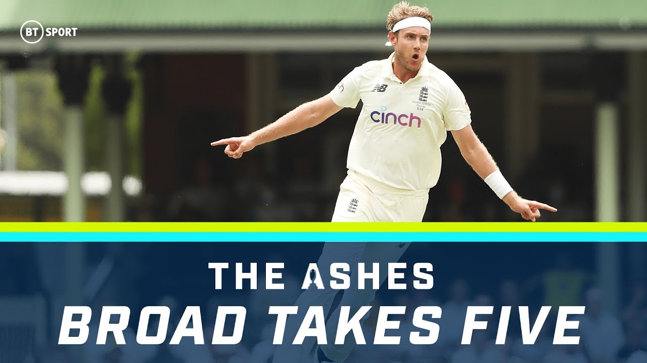 Stuart Broad claims his eighth Ashes five-wicket haul | Fourth Test, Ashes 2021-22