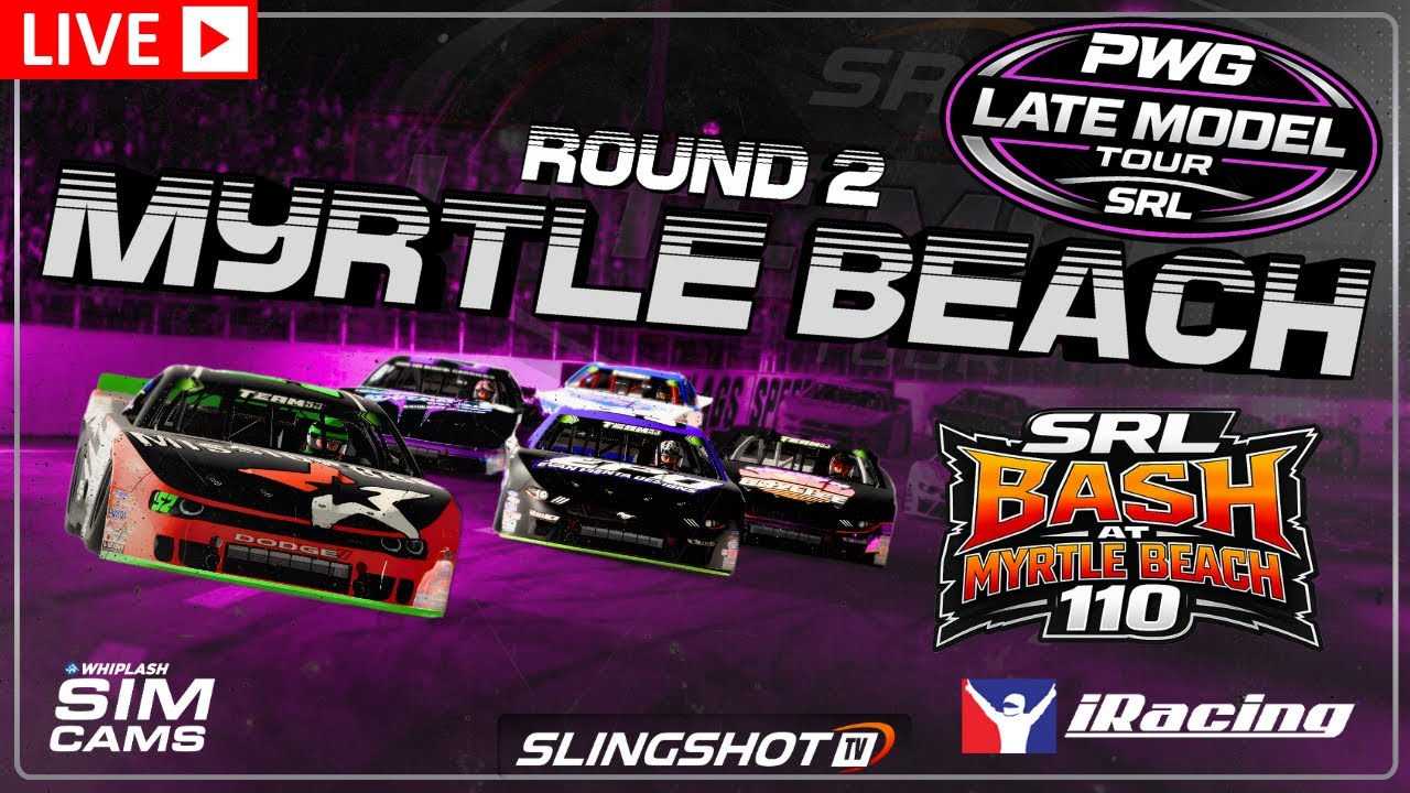 iRacing Late Model Stocks Live | Myrtle Beach | SRL PWG LMS Tour 2/10