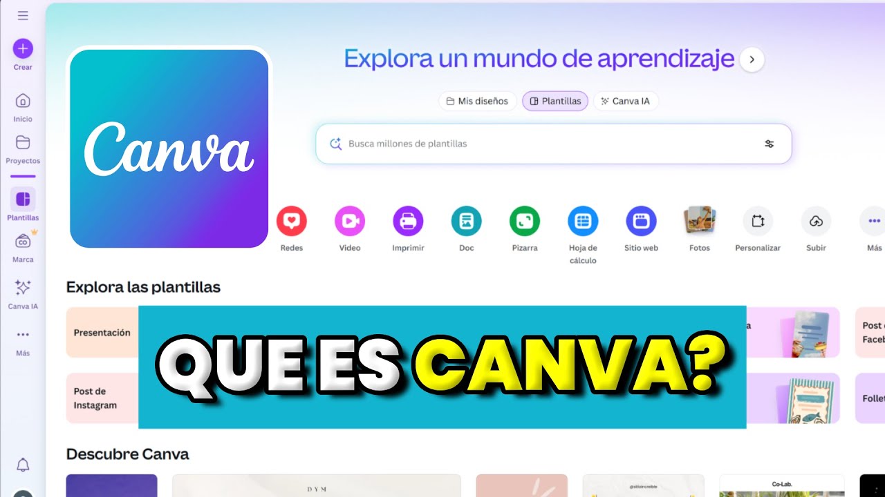 Qu&eacute; es CANVA y para qu&eacute; sirve 🎨 | Explicaci&oacute;n F&aacute;cil