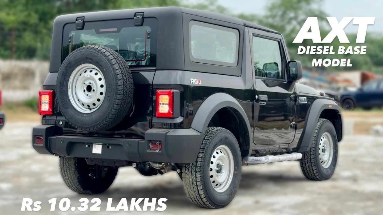 2026 MAHINDRA THAR RWD AXT DIESEL MANUAL ❤️ Rs 10.32 LAKHS 😍 THAR RWD BASE MODEL