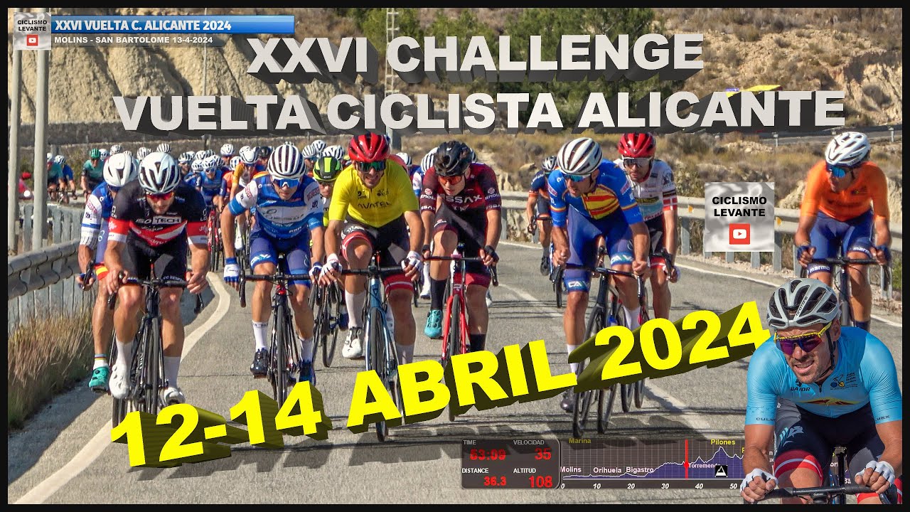 XXVI VUELTA CICLISTA ALICANTE 2024 Ciclismo 4K 14-4-2024