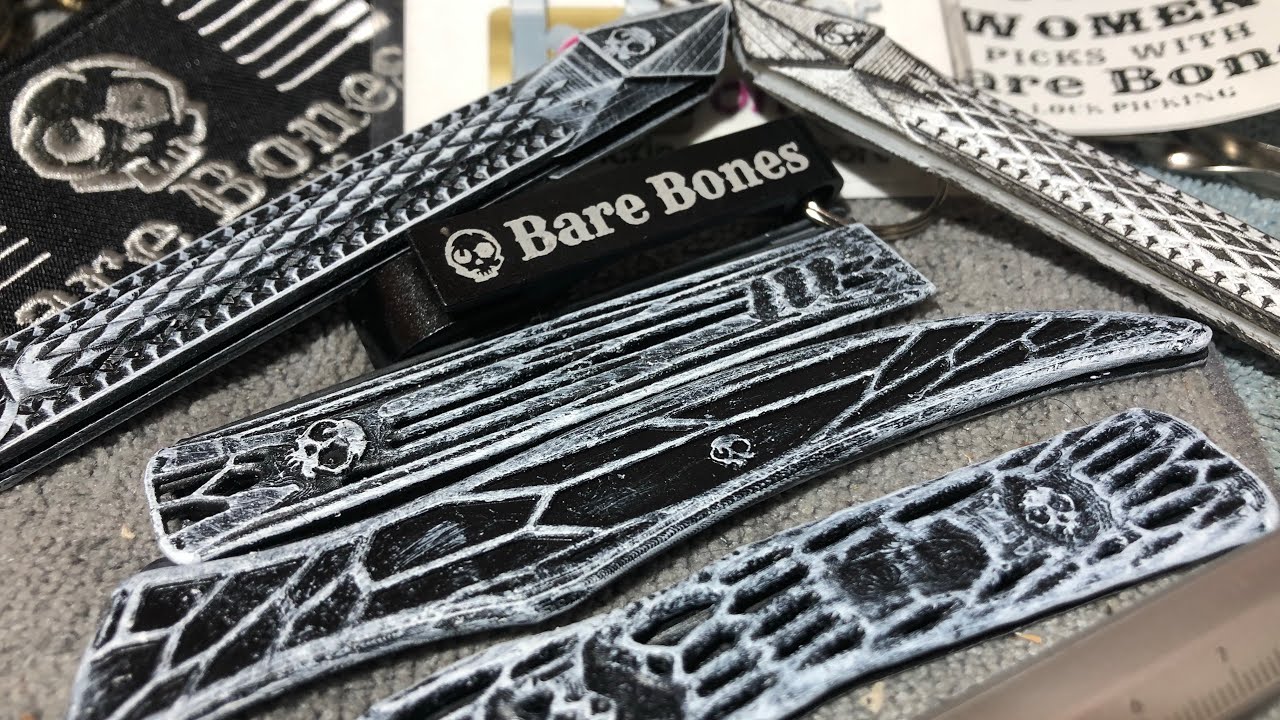 Stunning Handles, picks, cases & more | @BareBonesLockpicking