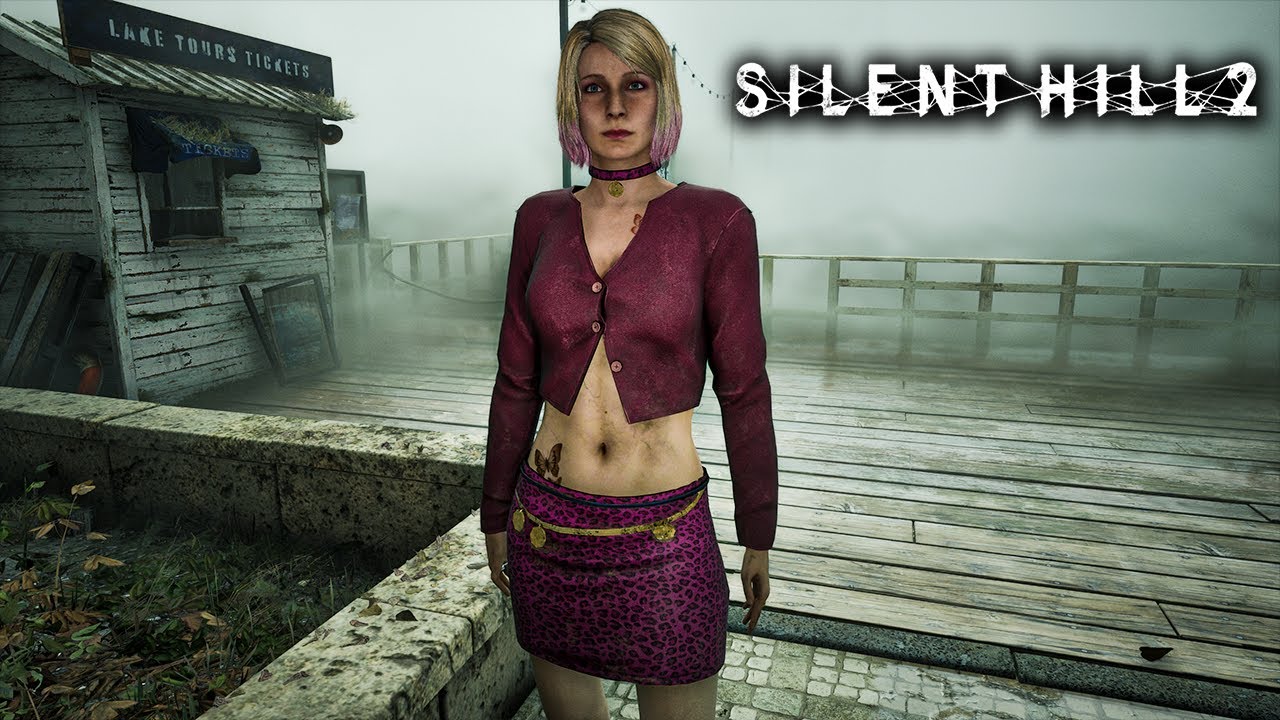 Classic Maria Costume Mod In Silent Hill 2 Remake
