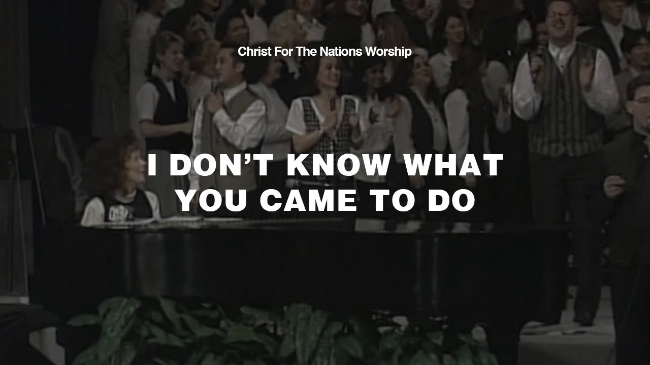 I Don't Know What You Came to Do - Kevin Jonas & Christ For The Nations Worship