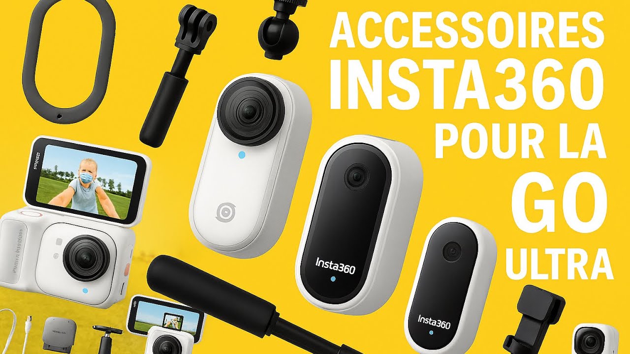 Insta360 Go Ultra les accessoires du Pack Running