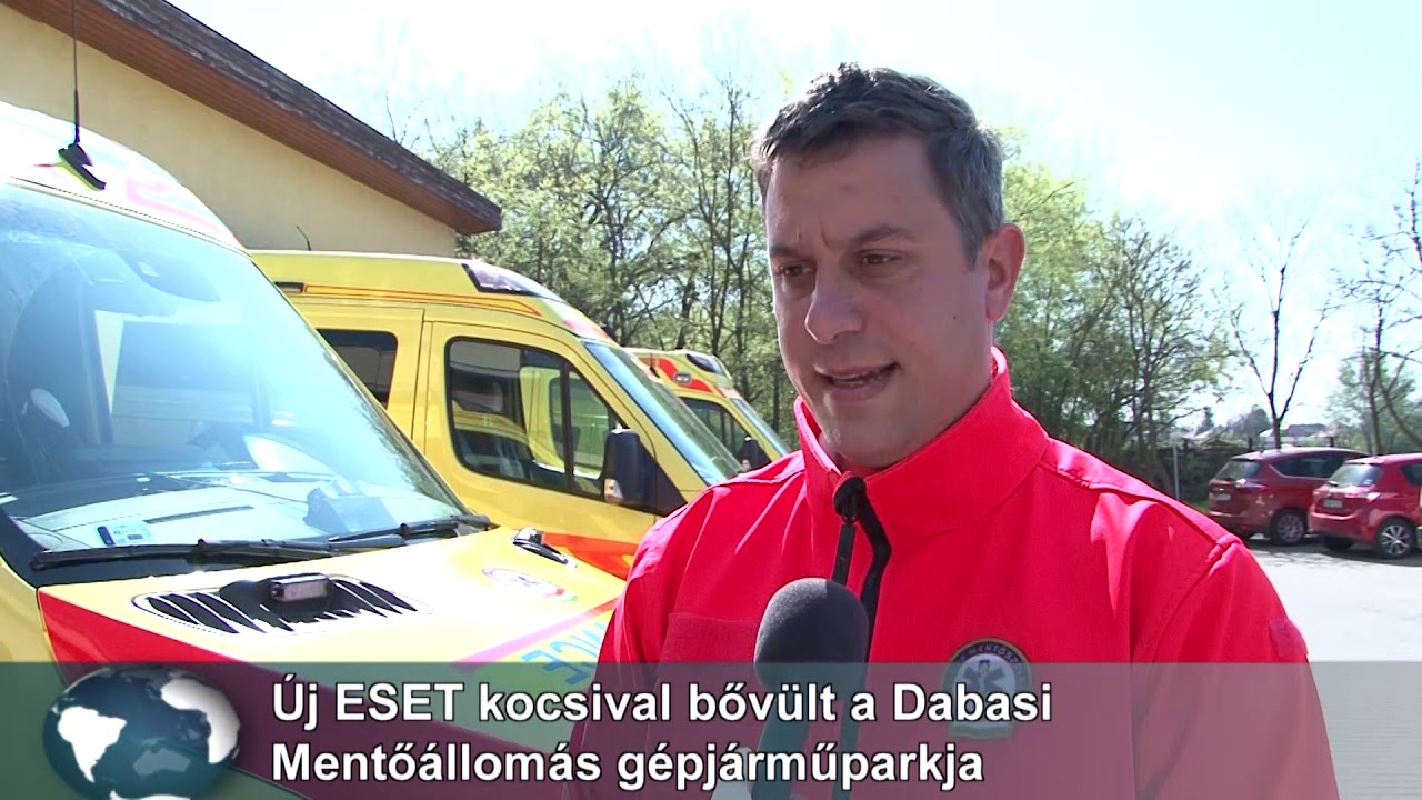 Új eset kocsi a Dabasi Mentőállomáson