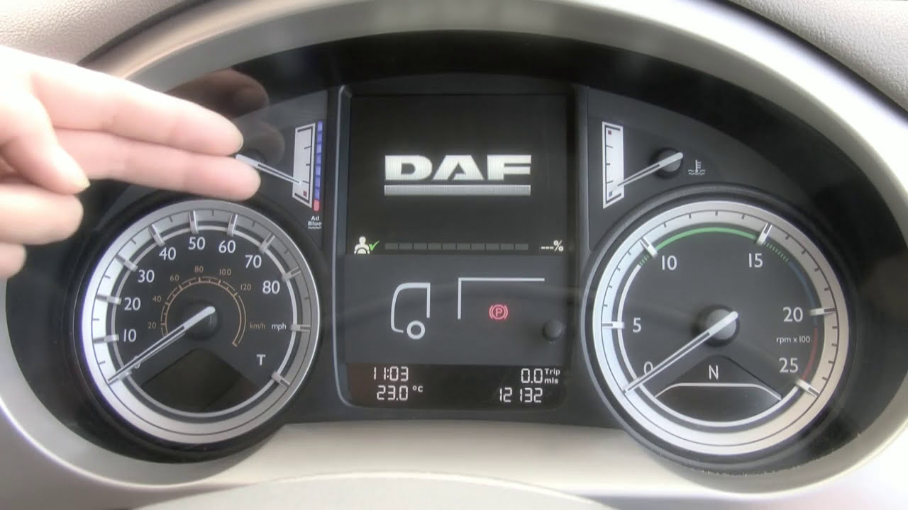 DAF Trucks UK | CF Driver Training Videos | 13 Instrument Panel
