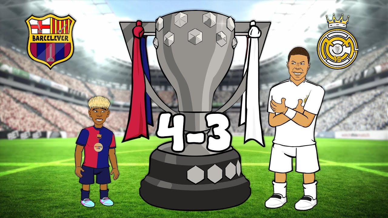 4-3! FC Barcelona vs Real Madryt🔥 (Najważniejsze gole z El Clasico 2025)