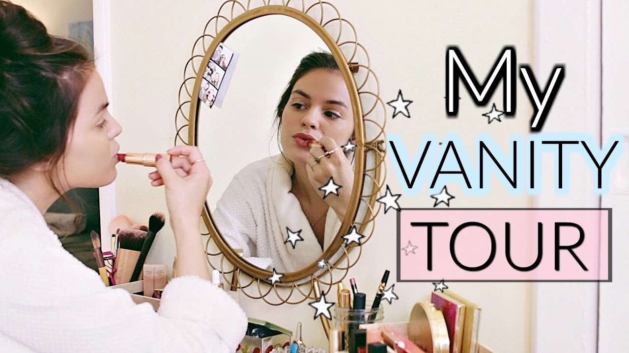Vanity Tour | Makeup Vanity Table, Organization & Storage