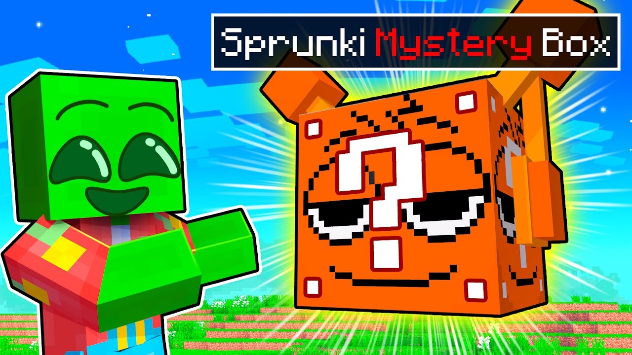 Opening Sprunki MYSTERY BOXES in Minecraft!