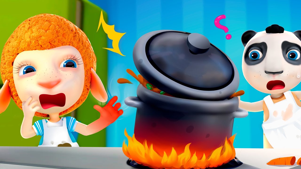 Do not touch hot objects! Learn Good Habits | Good Manners for Kids | Funny Cartoon for Kids