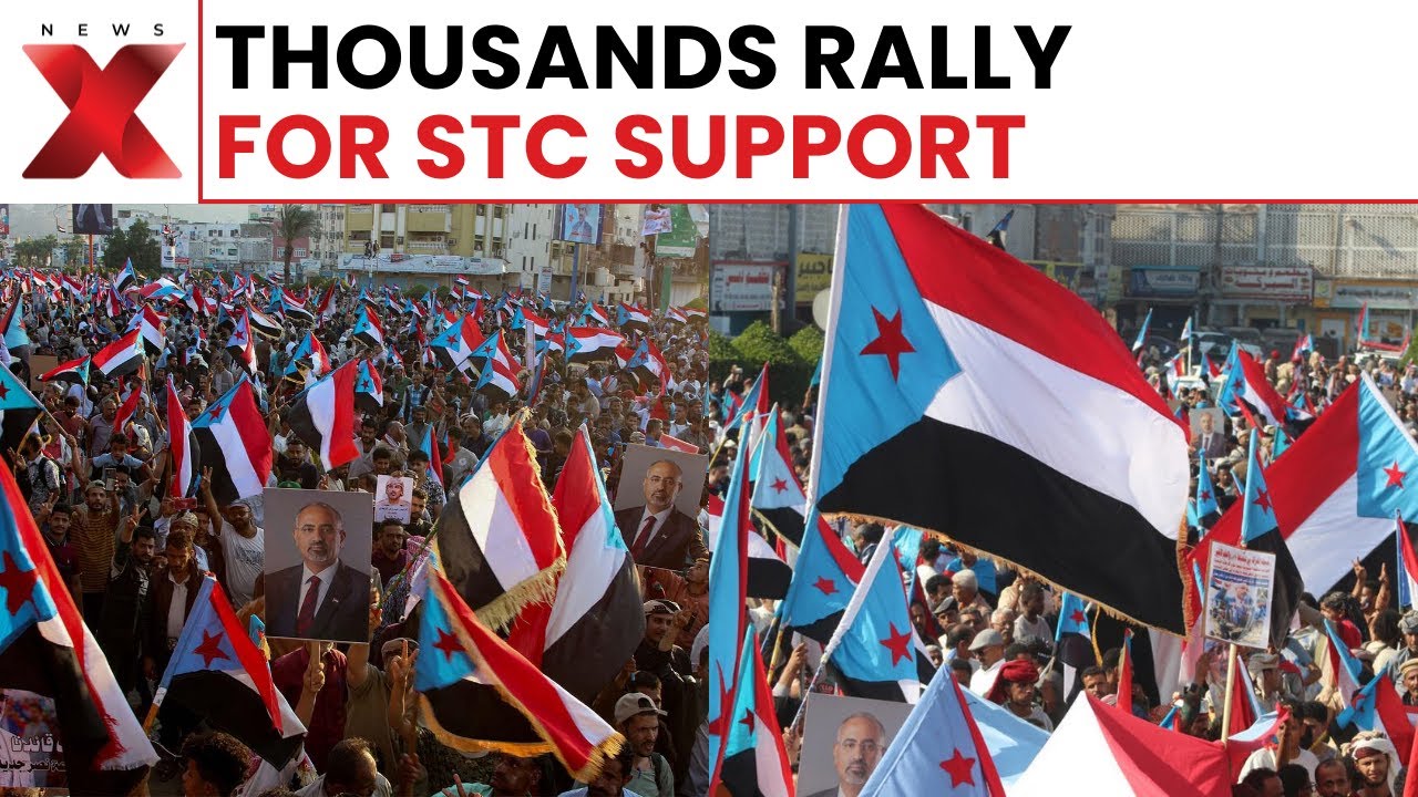 Thousands Rally In Aden Supporting Southern Transitional Council Amid Political Tensions