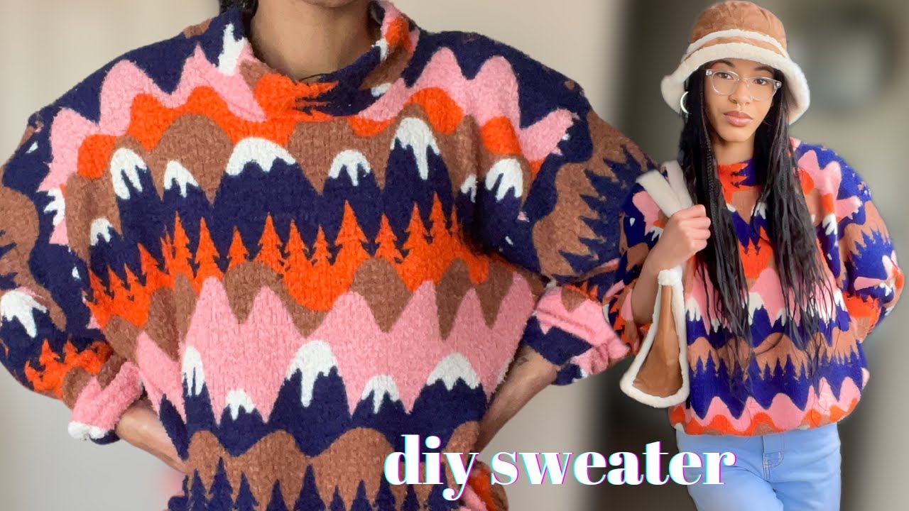 I MADE A SWEATER! DIY (Sewing)