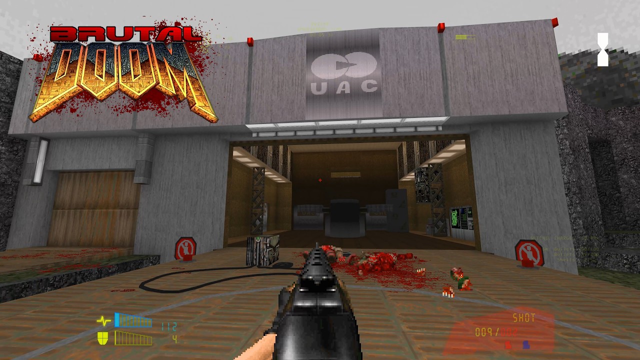BRUTAL DOOM V22 (Test5 RC2) - Ridge Facility - E1M1: Ridge | 4K/60