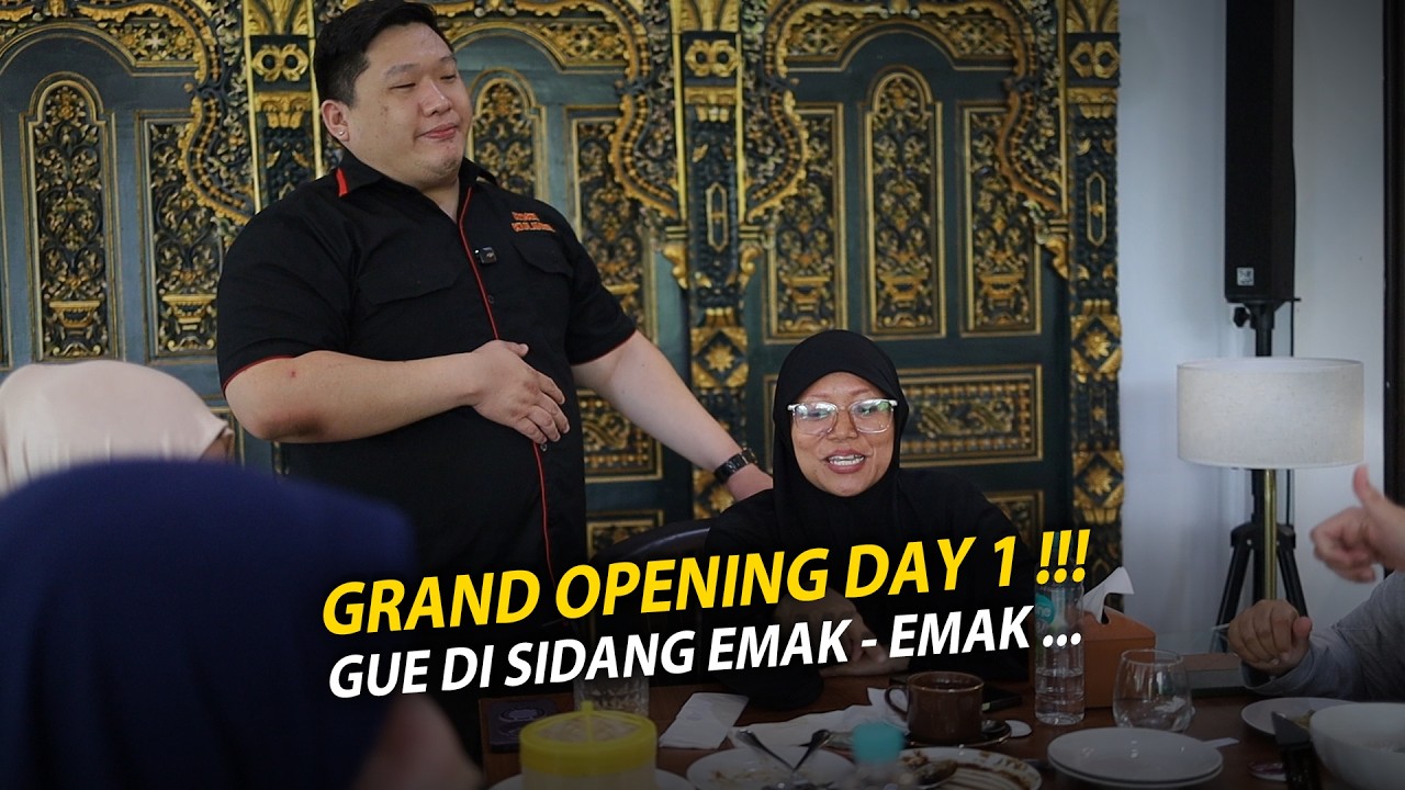 HARI PERTAMA RE-OPENING OMAH NDORO !!! GUE DI SERBU EMAK-EMAK...