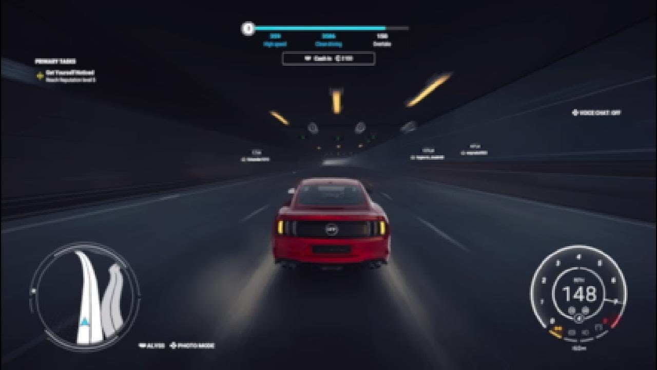 Ford Mustang GT ASMR - Dark and Day Light Tunnel | Car Therapy