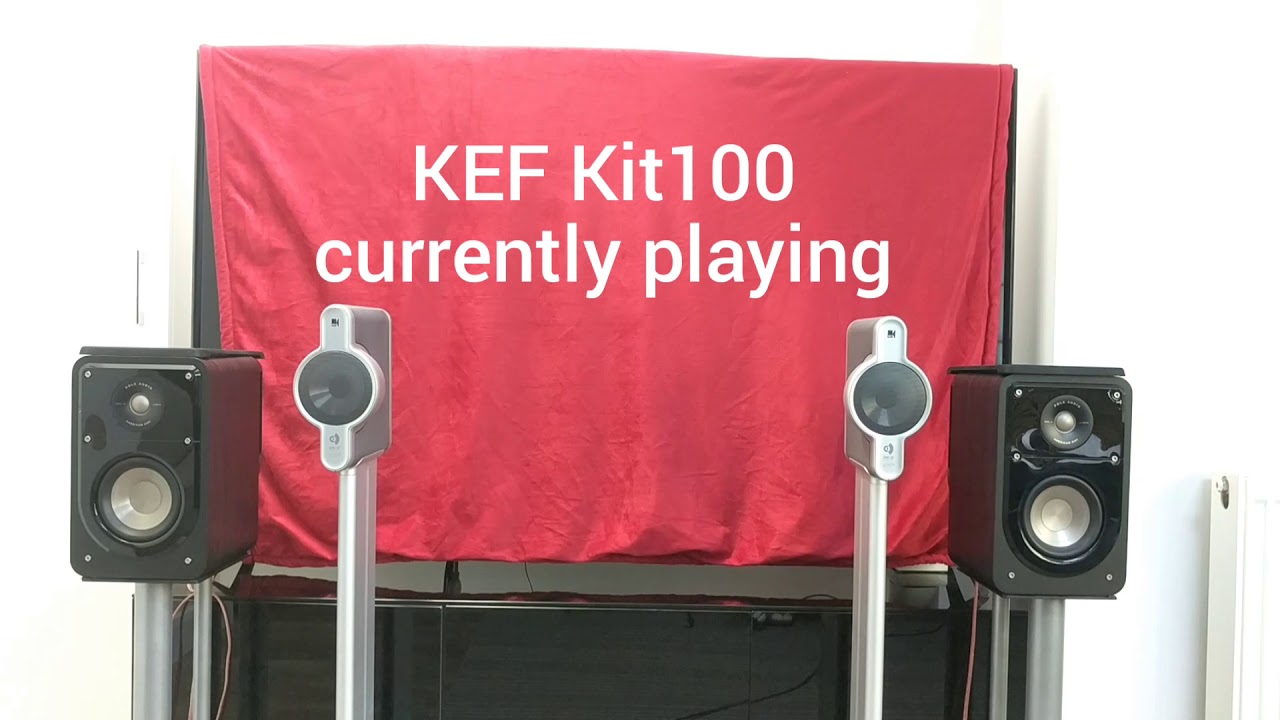 KEF Kit 100 NXT stereo hifi speakers sound test Vs Polk Audio Signature S15 hi def bookshelf